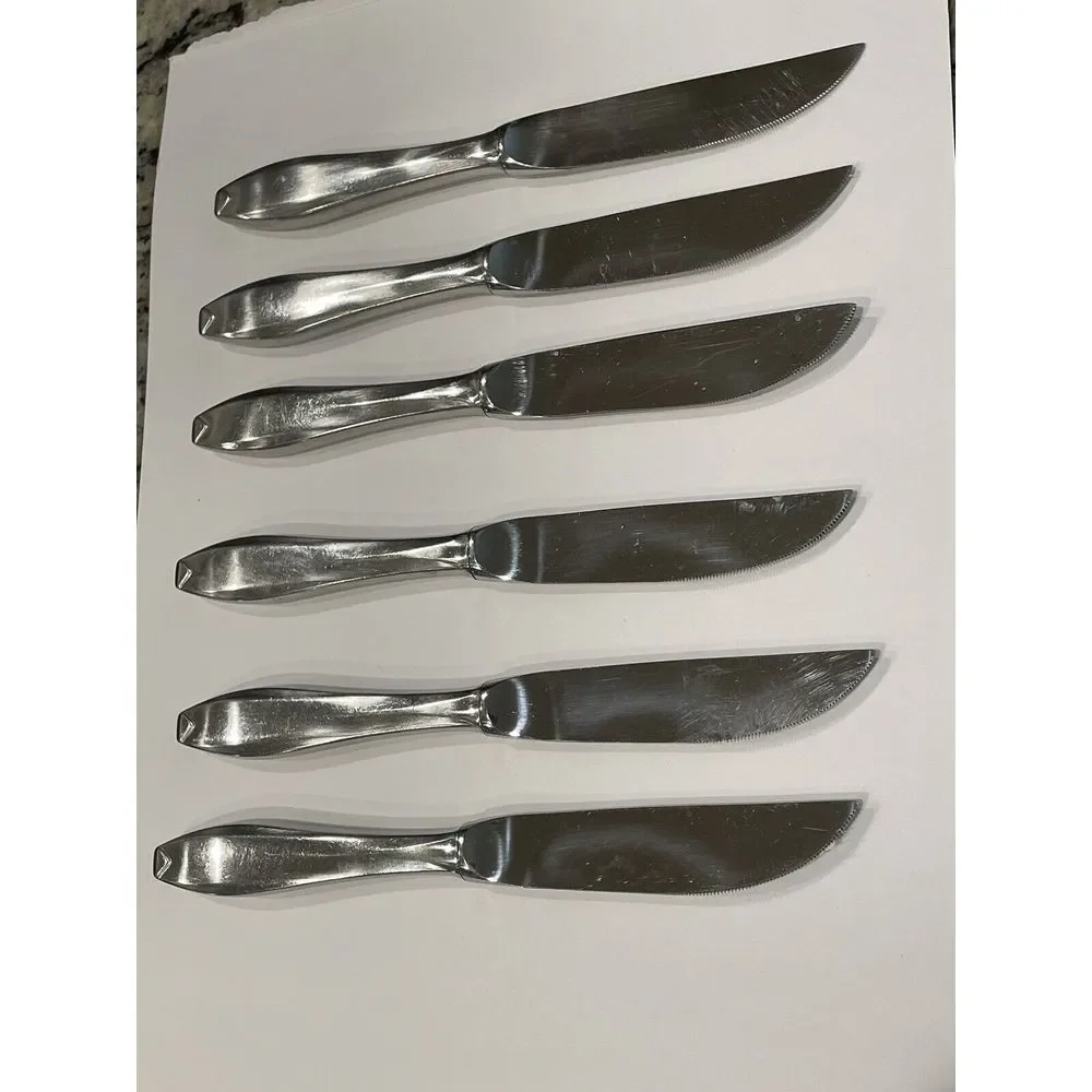 Vintage HOFFRITZ 6 Knife Set 8.25